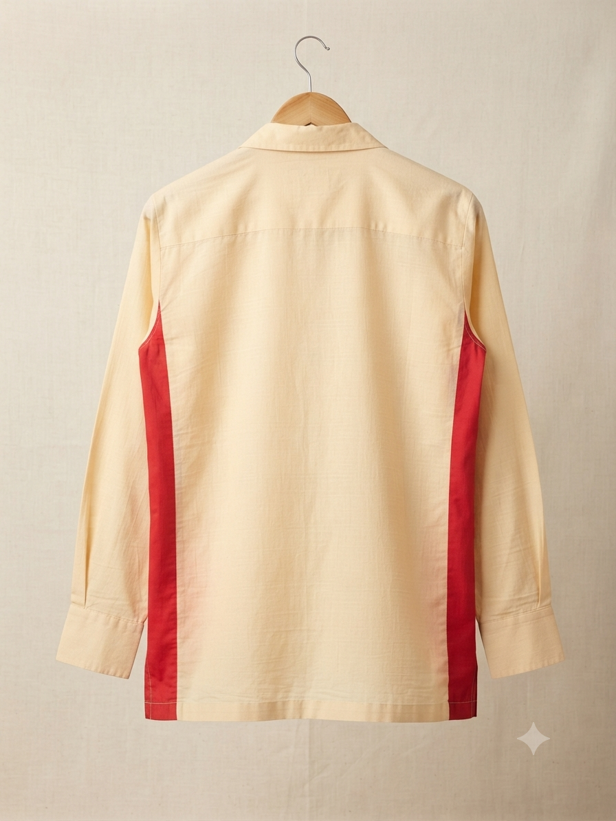 Colorblock Striped Short Kurta