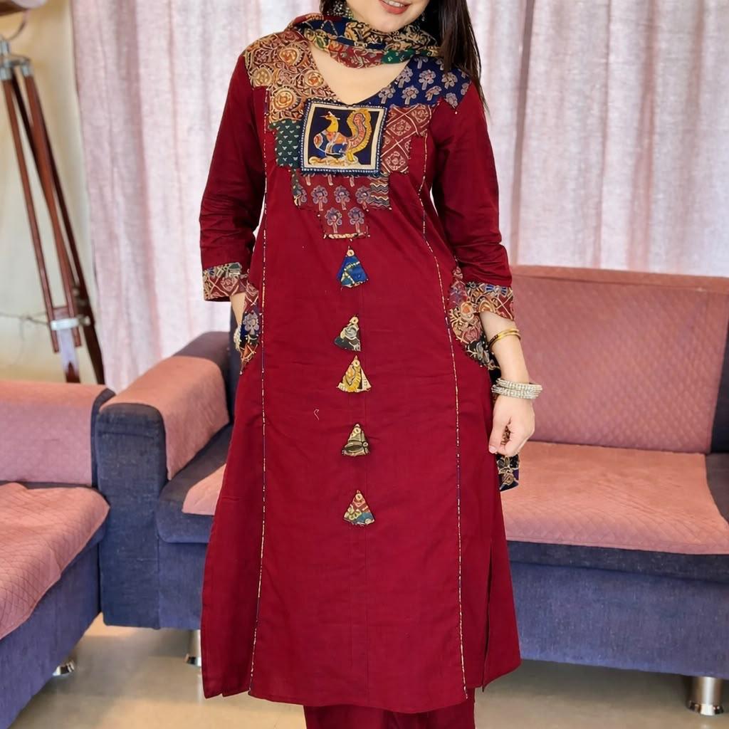 Easy Breezy Summer Jaipuri Printed Cotton Suit Set